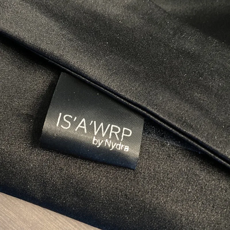 300 stücke Hohe Qualität Satin band Pflege label Personalisierte washabel nähen kleidung etiketten stoff druck text logo waschen tags