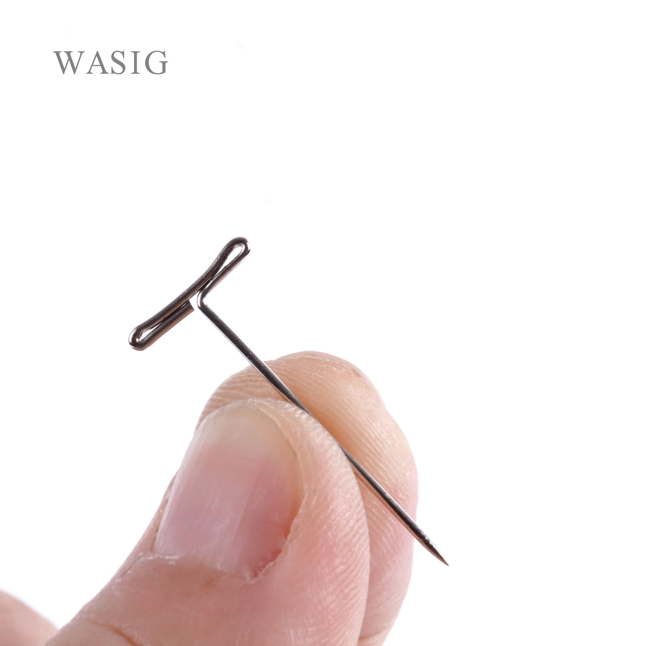 50pcs T-PINS (25mm) For Wig On Foam Head Style T Pin Needle Sewing Hair Salon Mannequin for Styling Wigs