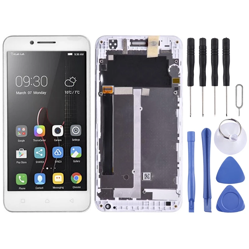 

LCD Screen and Digitizer Full Assembly with Frame for Lenovo Vibe C A2020 A2020a40