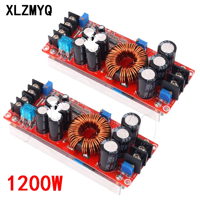 1200W 20A DC Converter Boost Step-up Power Supply Module IN 8-60V OUT 12-83V With Heat Sink 1200 W 12V to 24V 48V