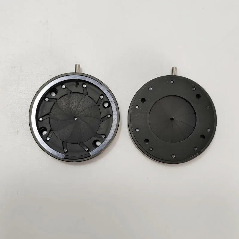 1 PC íris mecânica ajustável abertura 1.5-17mm microscópio câmera diafragma óptico módulo
