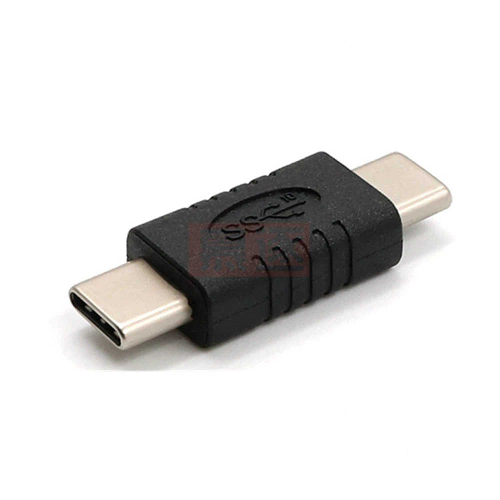 محول USB-C ذكر إلى ذكر محول مستقيم صغير من النوع C محول USB 3.1 من النوع C