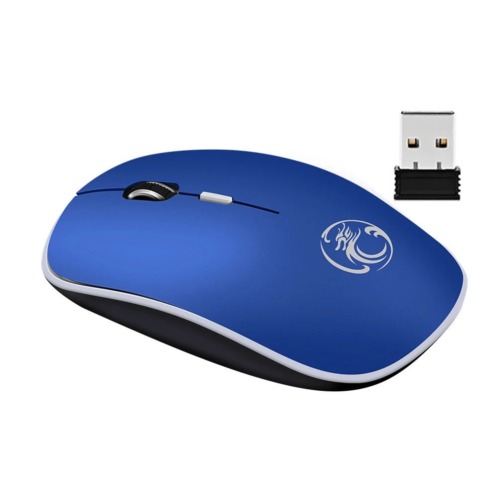 USB receiver Wireless game Mouse 2.4GHz 4 Keys Ergonomic Mute Optical Wireless Gaming Mouse Mice for PC Laptop