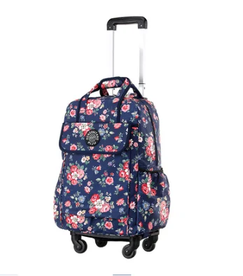 Women 20 Inch Rolling Luggage Bag Suitcase Cabin Business Travel trolley bags women Luggage Baggage bag Wheeled backpack bags