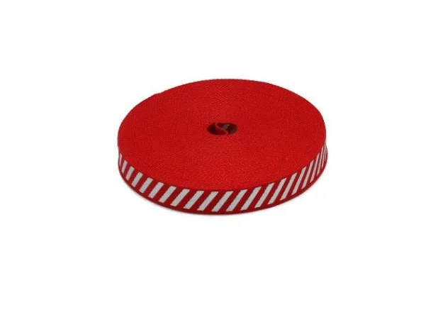 2,5 cm x 50 Jahre Twill Reflektierendes Gurtband Polyester Reflektierendes Klebeband Nähen für Kleidung – Detail 12