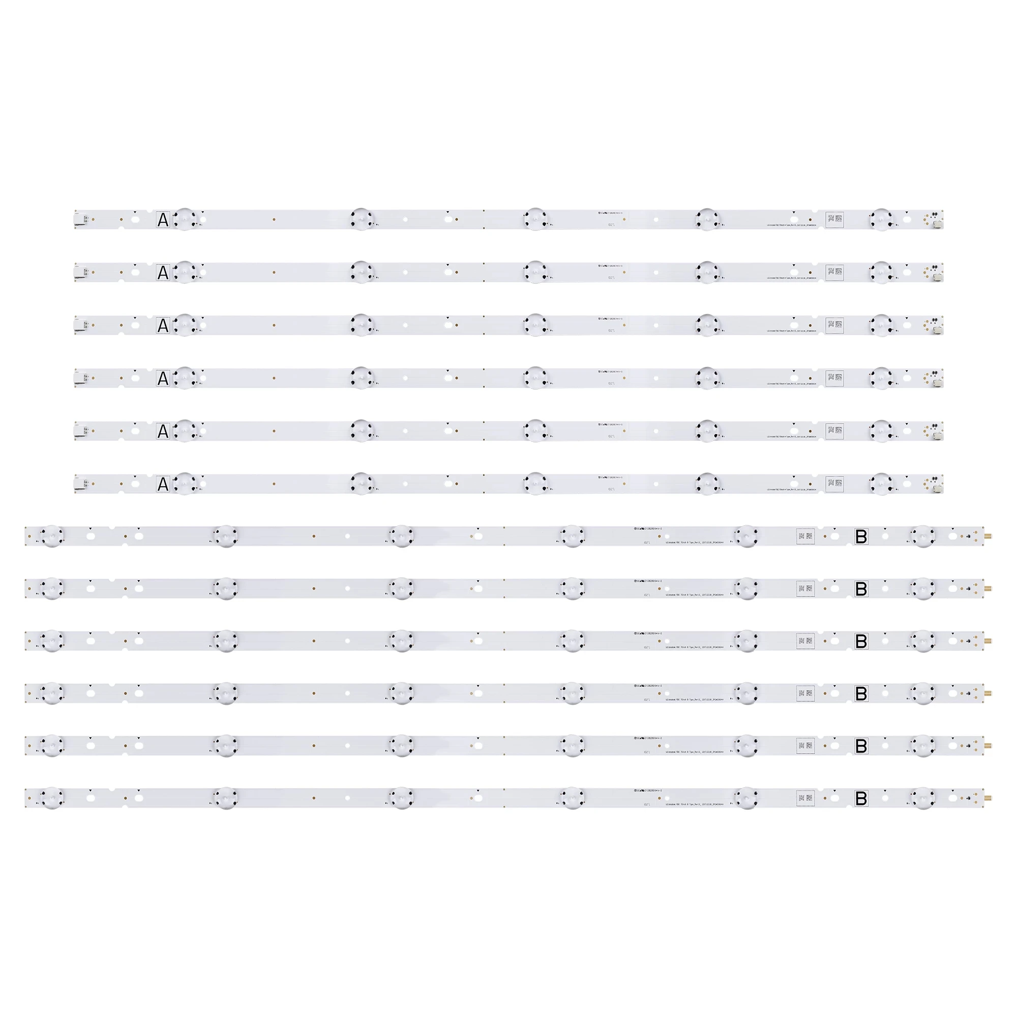 For Sony 70inch TV LED Backlight Strip KD-70X690E KD 70X690E For LG In noteck FBC 70inch A Type_Rev1.0 (6) B type S700DUC-A