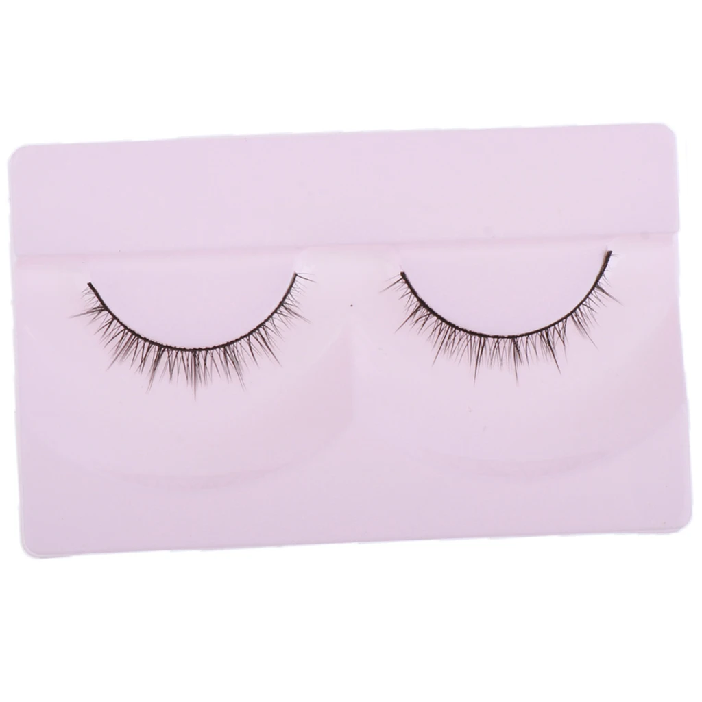 Pair Girl Doll Curly False Eyelashes For BJD Dolls Eyes DIY Making Accessory