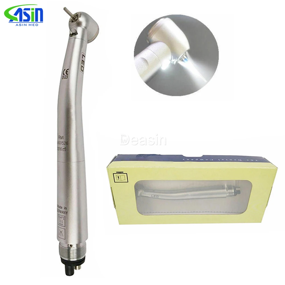 T3 Dental LED High Speed Handpiece Self-powered Air Turbine E-generator Dental Handpiece Torque B2/M4