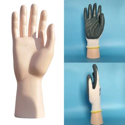 Maniquí de exhibición de mano para hombre, soporte de guantes de reloj de joyería, modelo masculino