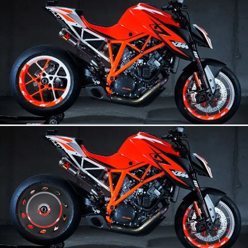 Semspeed mais novo motocicleta engrenagem traseira capa protetora capa de roda traseira capa para 1290 super duke r/gt 2014-2021 plástico