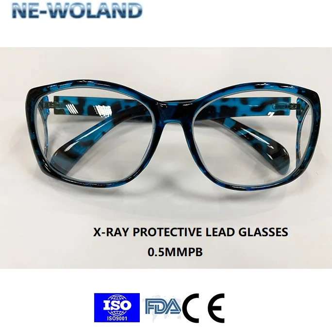 High end ionizing radiation protective Front and side comprehensive protection glasses x-ray shielding 0.5mmpb lead spectacles