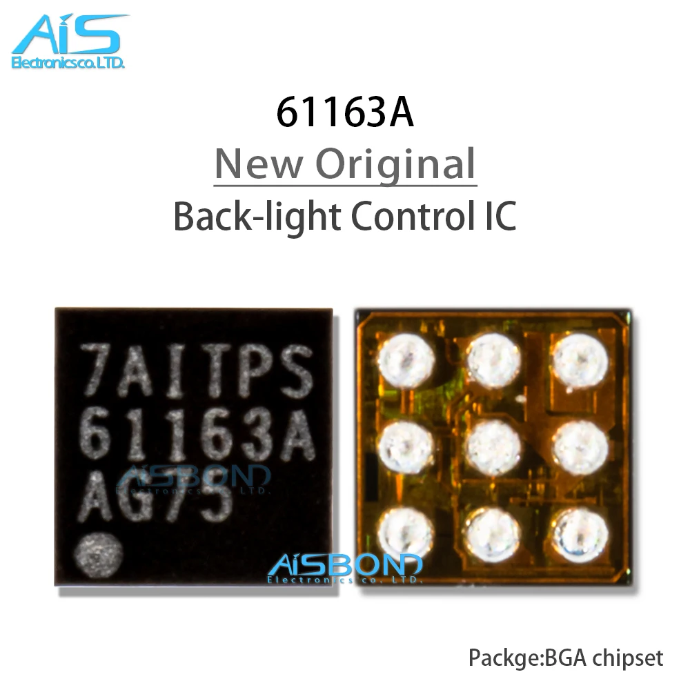 10pcs New original TPS61163A for Xiaomi Redmi 7 Backlight Light Driver ic 61163A 9pin LED light IC Diode Boost Coil Cap kits