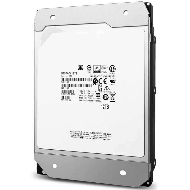 New Original HDD For Toshiba 12TB SATA 3.5