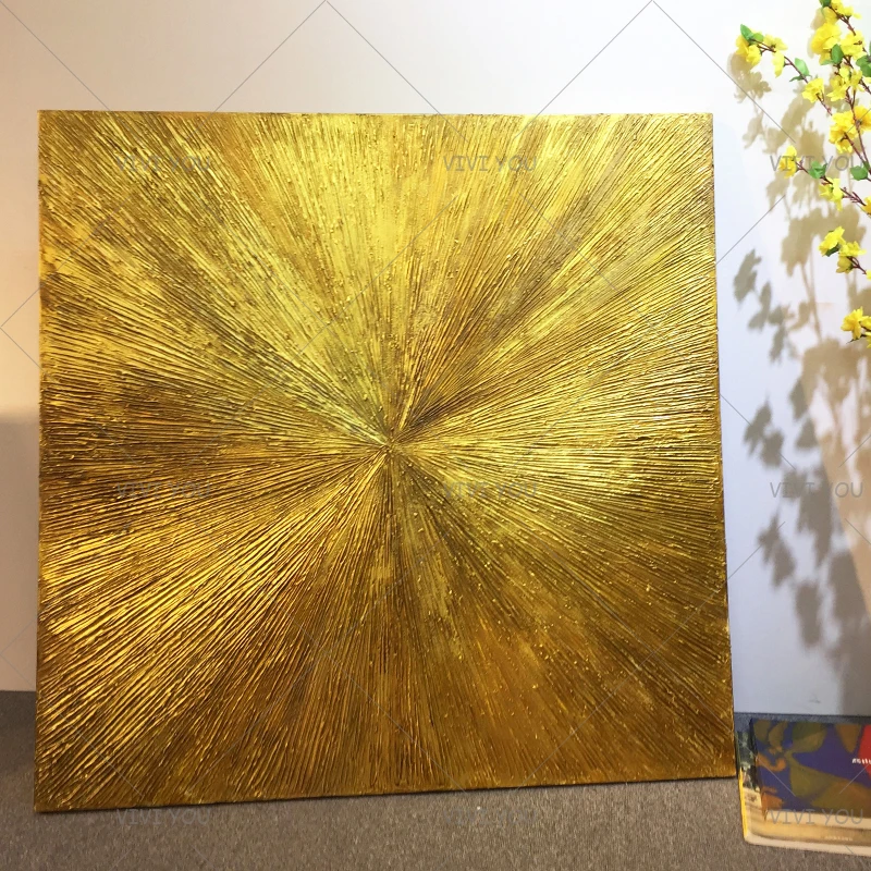 

Artist 100% Handmade abstract oil painting Gold Gray White gorgeous abstract Painting home Decor Oil Painting on Canvas