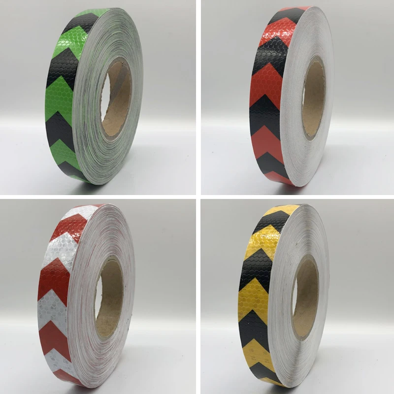 Safety Mark Reflective Tape Sticker Car Styling Self Adhesive Warning Tape Automobiles Motorcycle Reflective Strip
