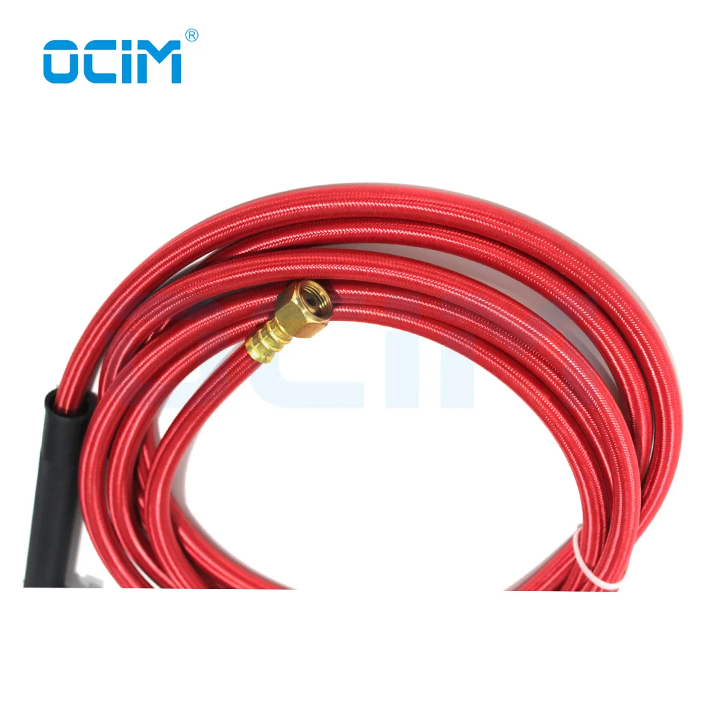 WP9 4M Tig Welding Torch Red Hose +Cable M16 Connector