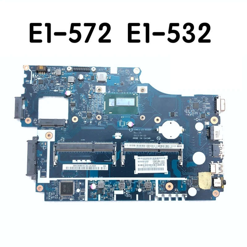 

For Acer E1-572 E1-532 TMP255 Laptop Motherboard V5WE2 LA-9532P With N2955u Mainboard 100% Tested Fully Work