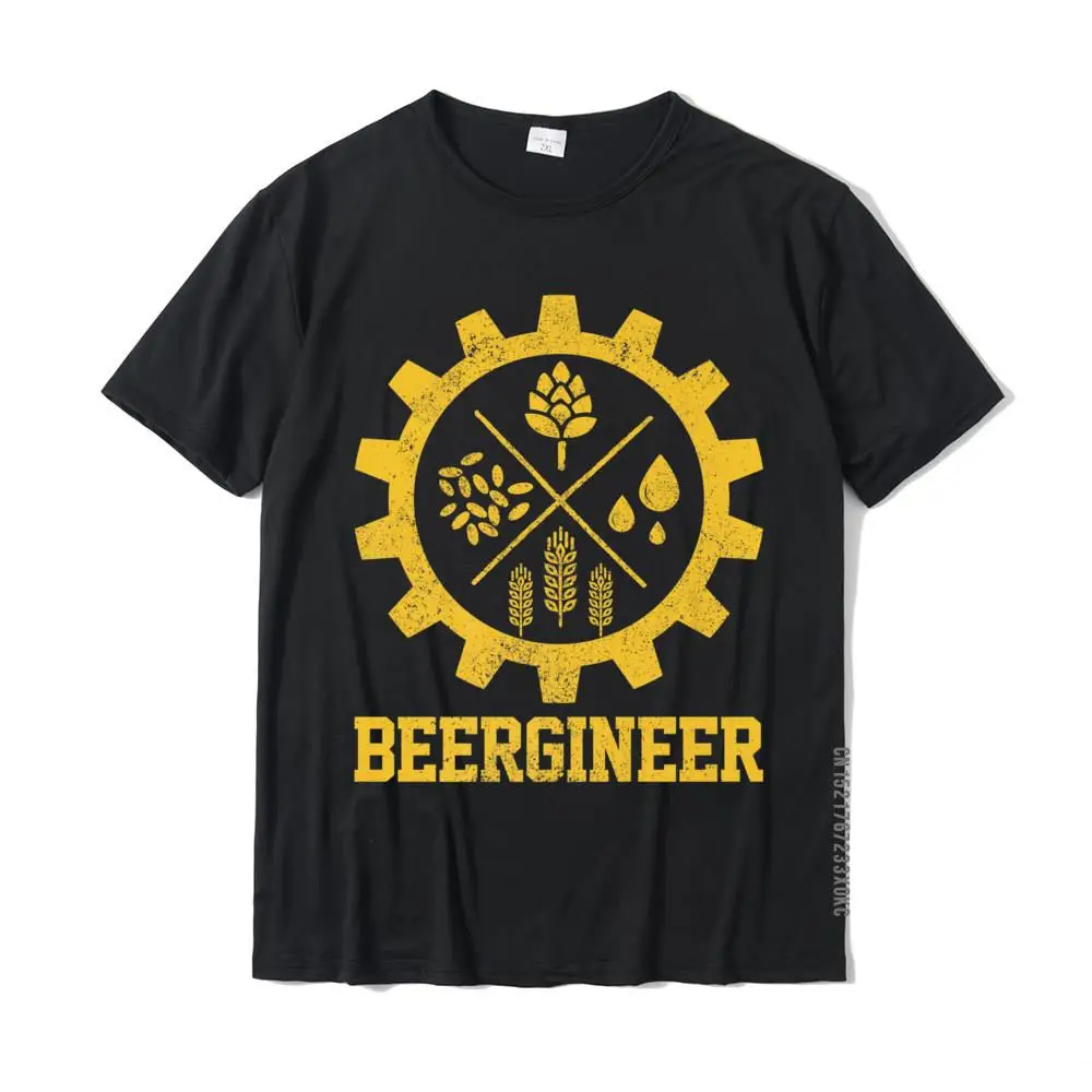 Beergineer Homebrew domowe warzelnictwo rzemiosło piwne Brewer prezent koszulka t-shirty topy koszulki marka bawełna modne szalone mężczyźni