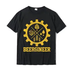 Beergineer Homebrew Home Brewing Craft Beer Brewer Gift T-Shirt Tshirts Tops Tees Brand Cotton Fashionable Crazy Men