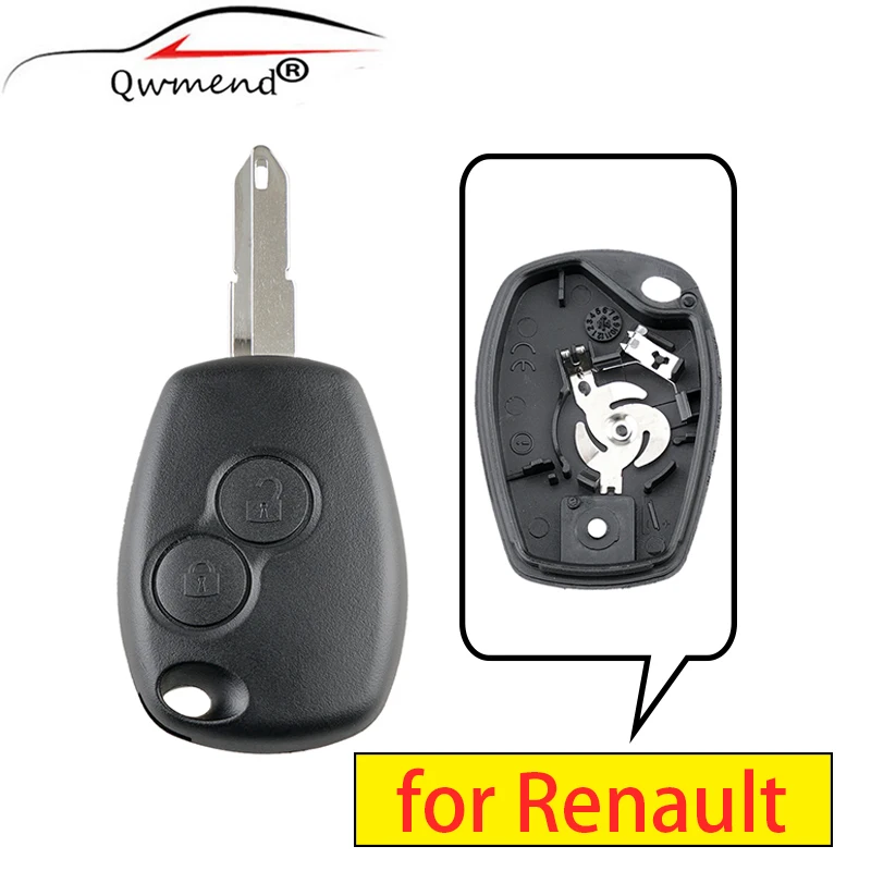 

2 Buttons Repair Remote Key Case Shell for RENAULT Clio 3 Twingo DACIA Logan Sandero VV Modus