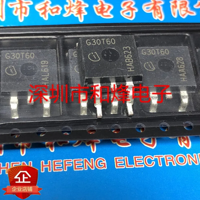 (5 Pieces) G30T60  IGB30N60T  TO-263 600V 30A