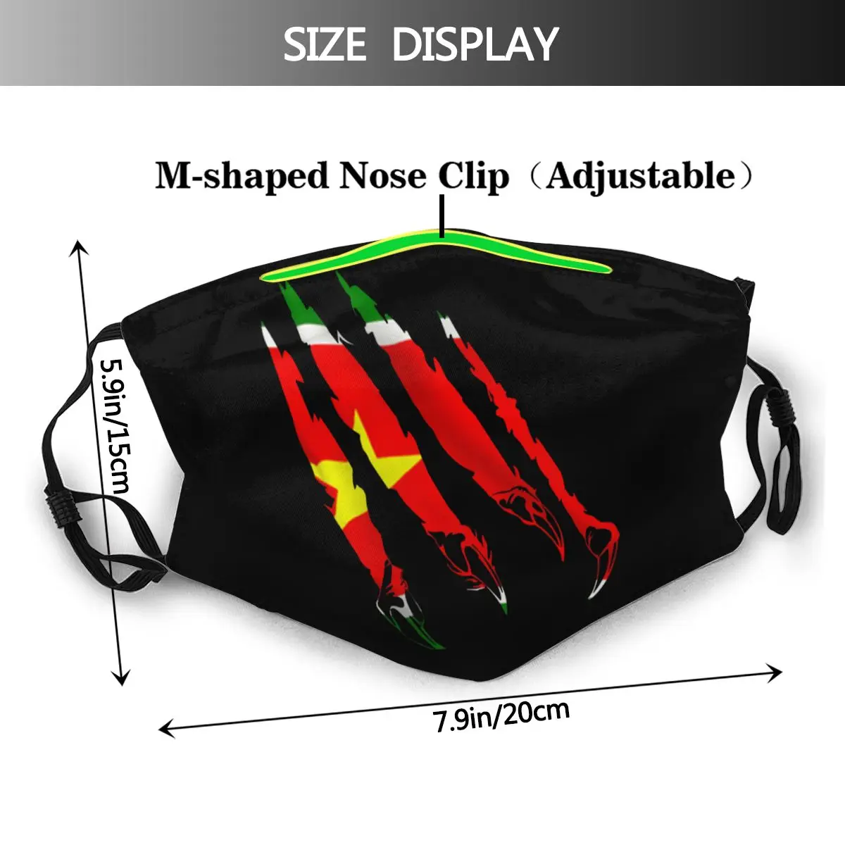 Gwadelupa R276 Nerd R276 filtr z węglem aktywnym maska