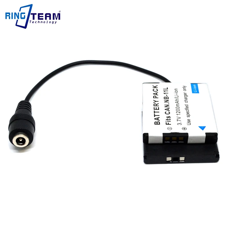 전원 공급 장치 커넥터, 캐논 A4000, A3400, A2400, A2300, A2500, A2600, 110HS 카메라용, DR-90 DC 커플러 NB-11L 더미 배터리