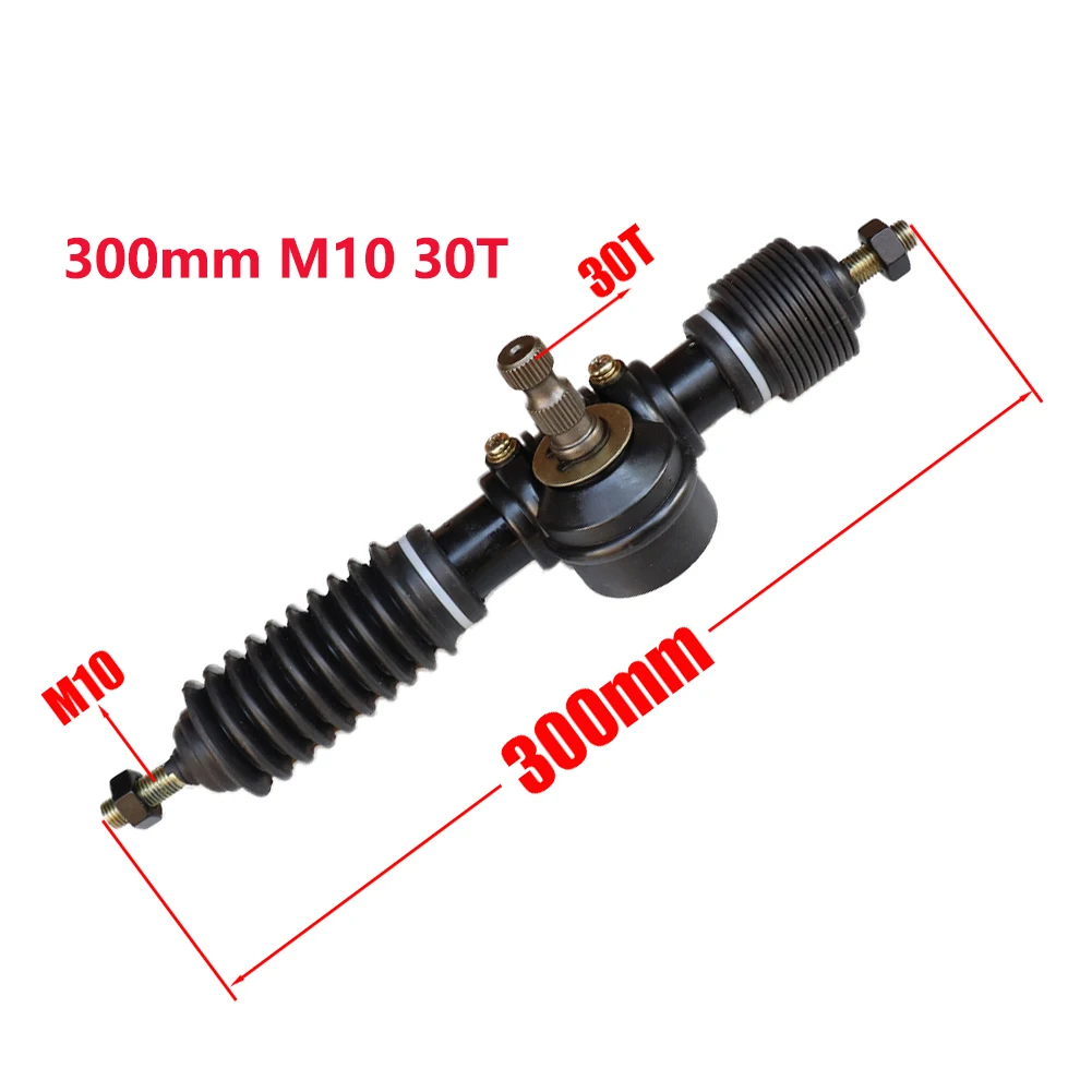 300mm 310mm Power Steering Gear Rack Pinion Assy Fit For DIY China Go Kart Buggy Karting ATV UTV