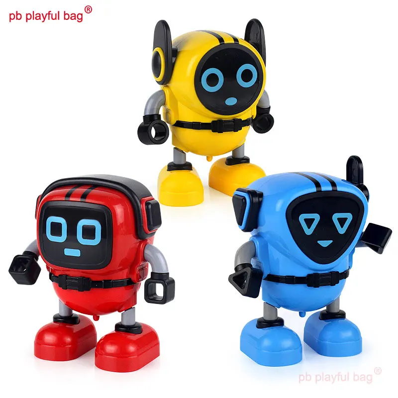 PB Playful Bag Fingertip rotating stay wire gyro robot three in one Combat ejection gyro Children's Toys Creative gifts UG177