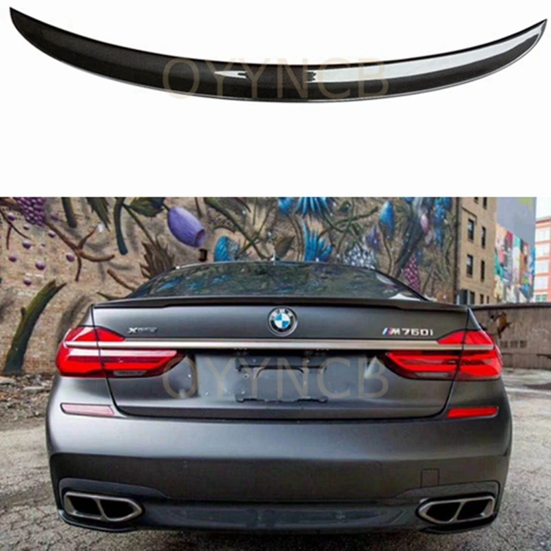 For BMW G12 G11 spoiler 2016-2020 BMW 7 series 730li 740li 750M 760 spoiler carbon fiber material car rear spoiler