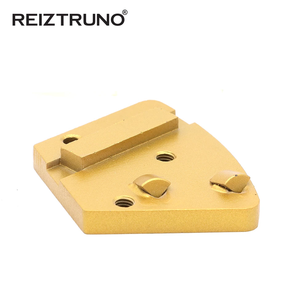 REIZTRUNO Trapezoid คอนกรีตแผ่นบด 2*1/4 PCD และ 1 โลหะ Diamond Segment คอนกรีตแผ่นสำหรับอีพ็อกซี่กำจัด