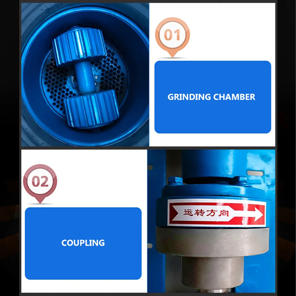 ماكينة التغذية تغذية الحبيبية آلة منزلية صغيرة 220 فولت جاف رطب ثنائي الاستخدام محلية الصنع 60 كجم/ساعة-80 كجم/ساعة