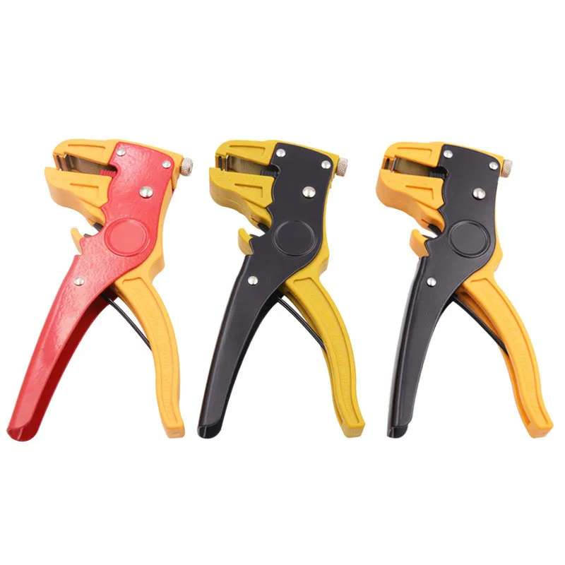 Pinze spelafili per elettricisti di qualità pinze automatiche a becco d'anatra da 0.2-6mm