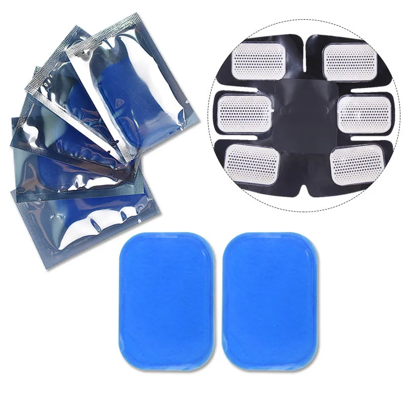 Substituição Gel Pads para EMS Trainer, Estimulador do Músculo Abdominal, Reposição Massagem Patch, 10 Pares, 20Pcs