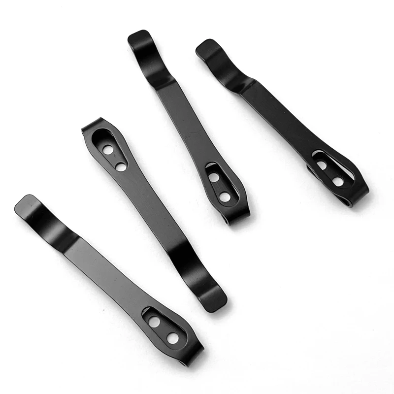 1piece Stainless Steel Back Clip for DIY Folding Pocket Knife Tool Custom Back Clip Folding Knife DIY Accessories