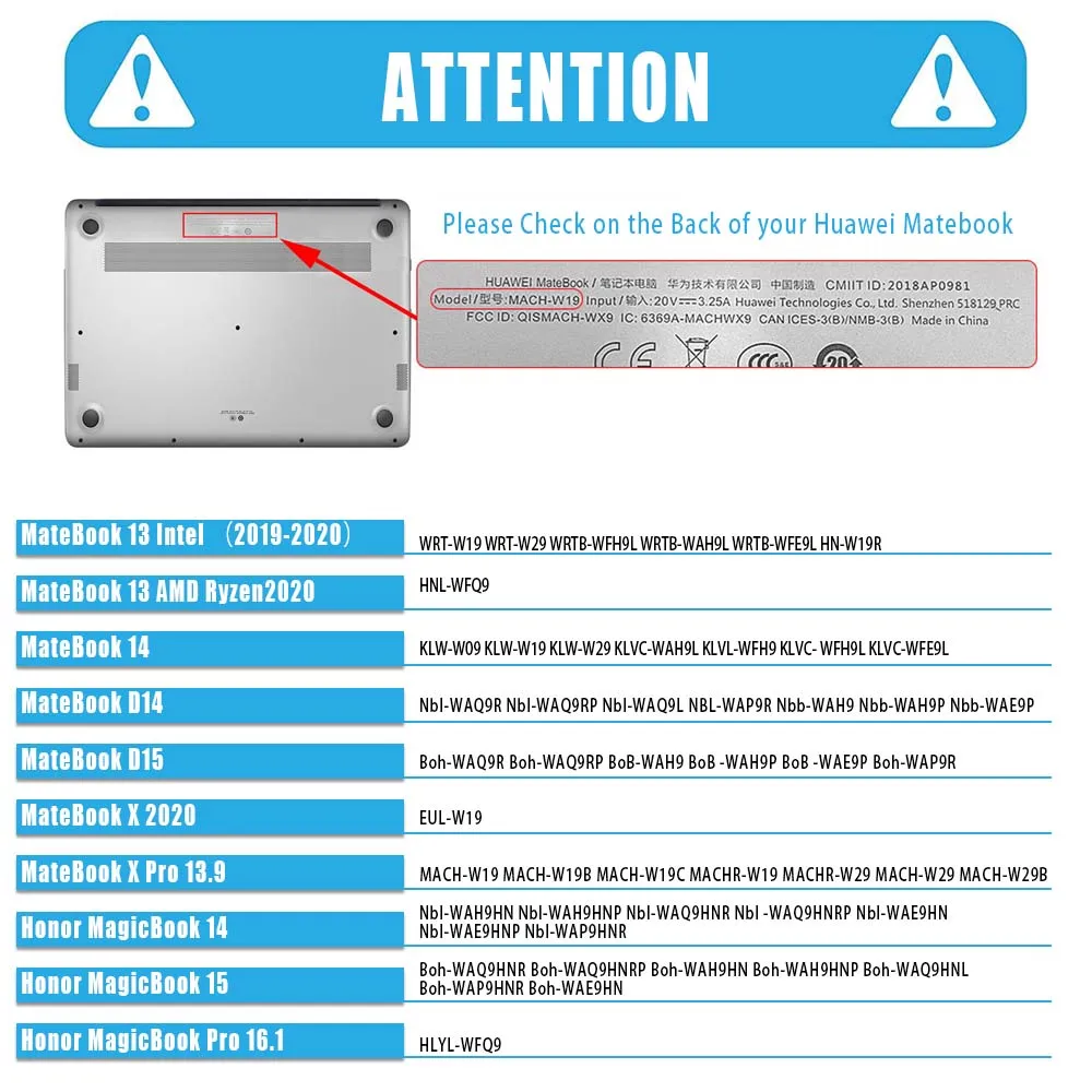 For Huawei MateBook D14 HD Transparent Anti-Glare Dust Proof Scratch Resistant Soft Laptop Screen Protector Film