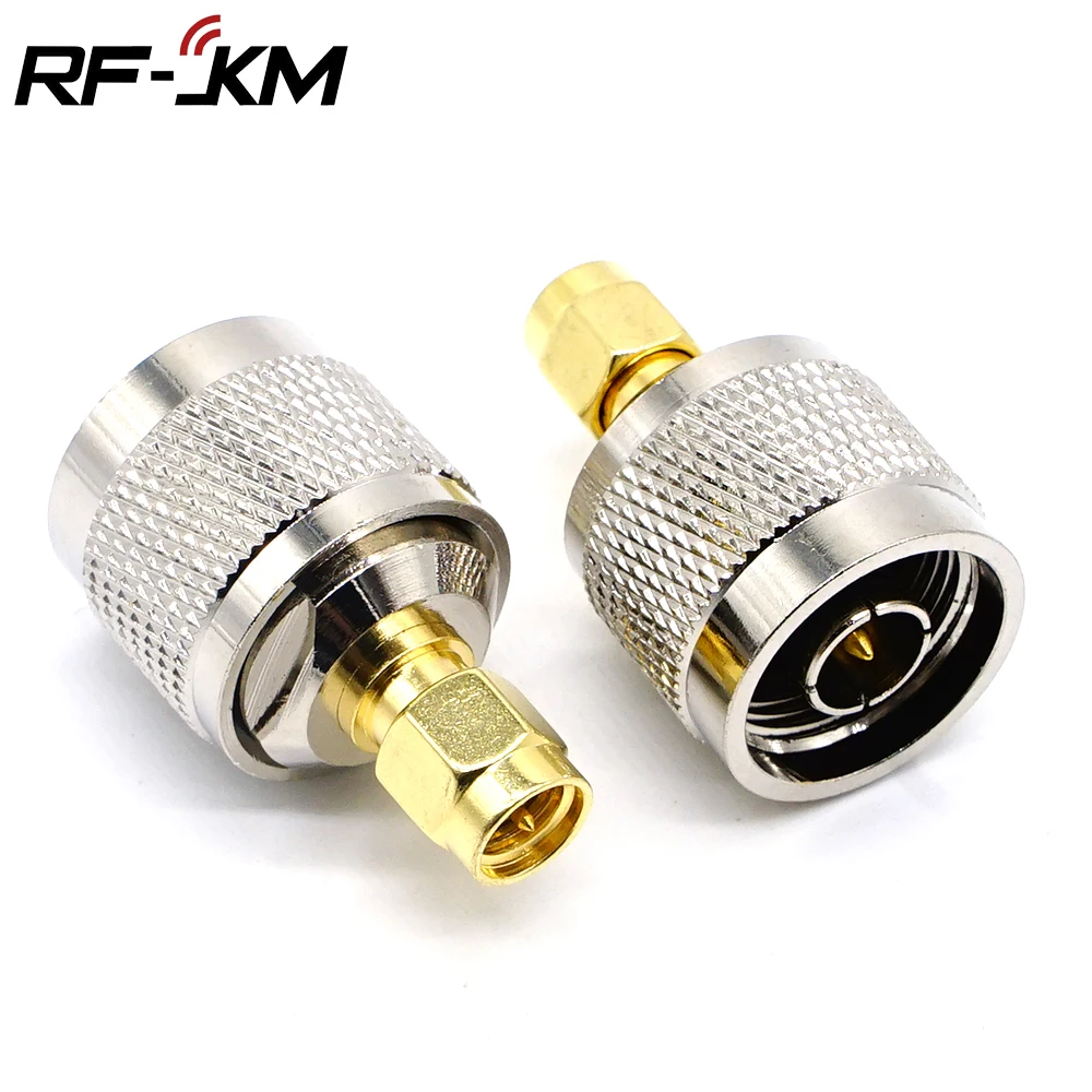 High Quality Copper RF Coaxial Coax N male to SMA male Connector SMA to N Plug Adapter