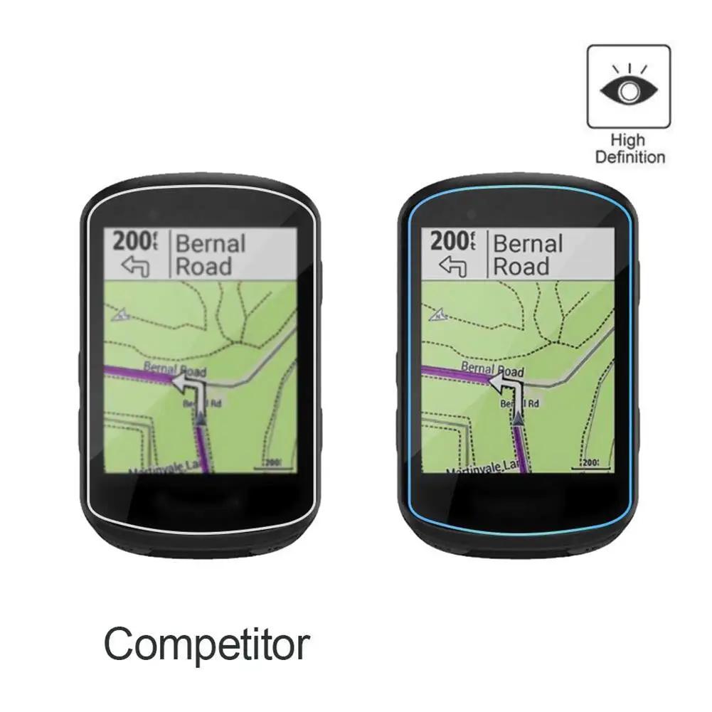 ForGarmin Edge 830 530 GPS 3PCS Clear 9H Anti-Tempered Glass Screen Protector 830 530 Transparent Scratch Proof Film