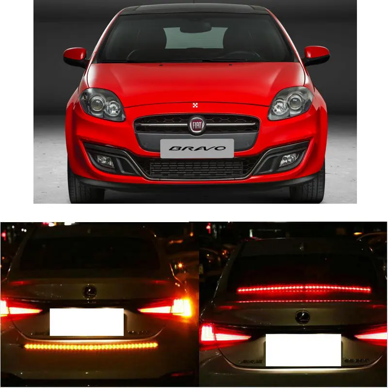 1pc Prevent rear-end Strobe Turn/Stop Light Trunk Lamp For Fiat BRAVO CROMA FIORINO FREEMONT IDEA LINEA SCUDO Sedici Seicento