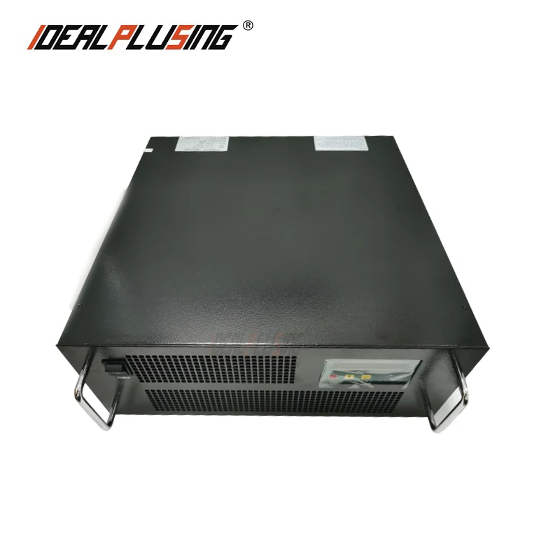 Factory customized LCD display 19-inch rack 3200w 4kva pure sine wave inverter 24vdc to 110vac Output voltage stability