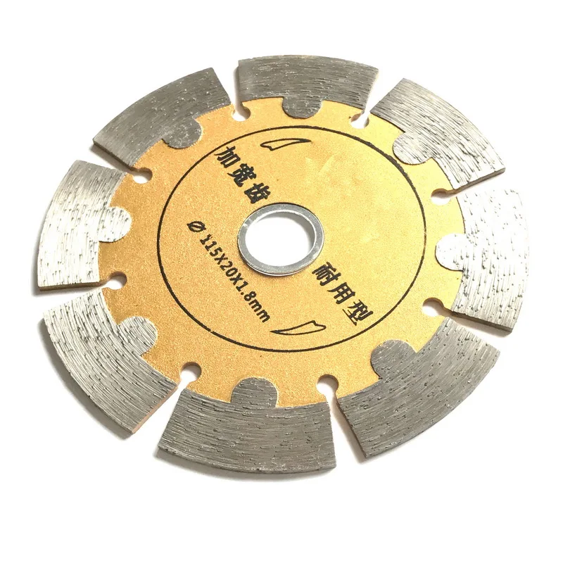 On Sale of Slotting&Dry Cutting 114/115*1.9*20mm Great Wall Form Teeth Diamond Saw Blade for Marble/Granite/Tile/Smooth Slotting