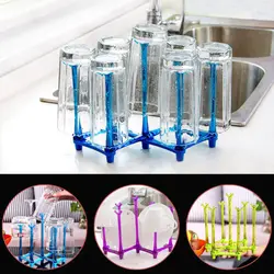 1Pc Foldable Capacity Drying Rack Cup Grass Bottle Kitchen Holder Dryer Useful Storage rack