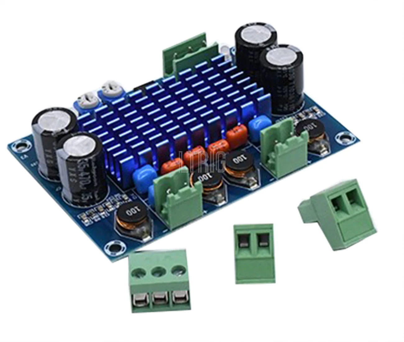 

LTRIG custom 1Pcs TPA3116 2.0 digital audio amplifier DC 8V-28V 2 *120W chassis dedicated plug-in HIFI power amplifier board