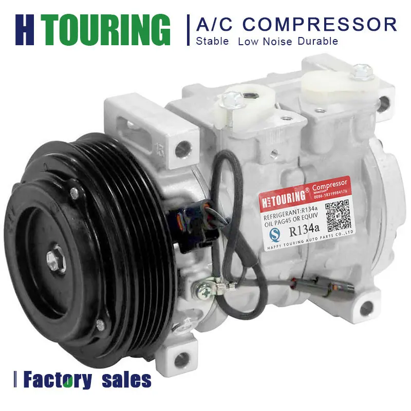 10S13C Air AC Compressor for Suzuki Aerio 2.0L 2.3L 95200-65DE0 9520065DE0 447220-4581 447220-4580 4472204581 4472204580