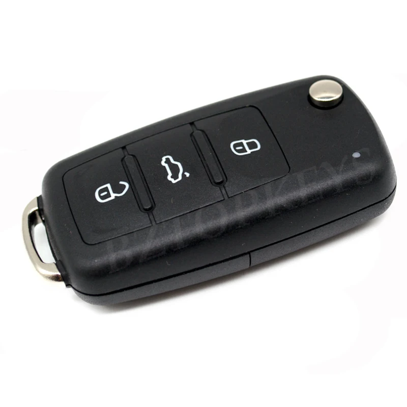 Folding remote key 3button ID48 Chip 434Mhz 5K0837202AD for VW Passat Tiguan Polo Seat Beetle Golf car key replacement fob