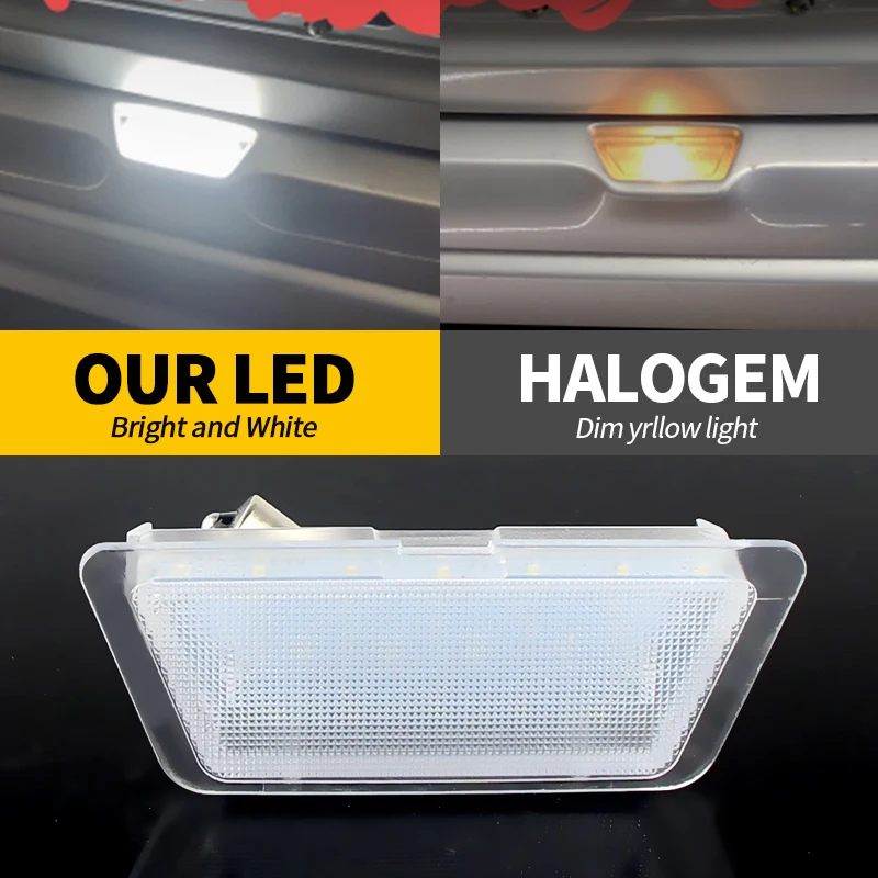 1PC Per Opel Astra G 1998 1999 2000 2001 2002 2003 2004 Auto Posteriore Bianco Auto LED Luce targa Lampada targa