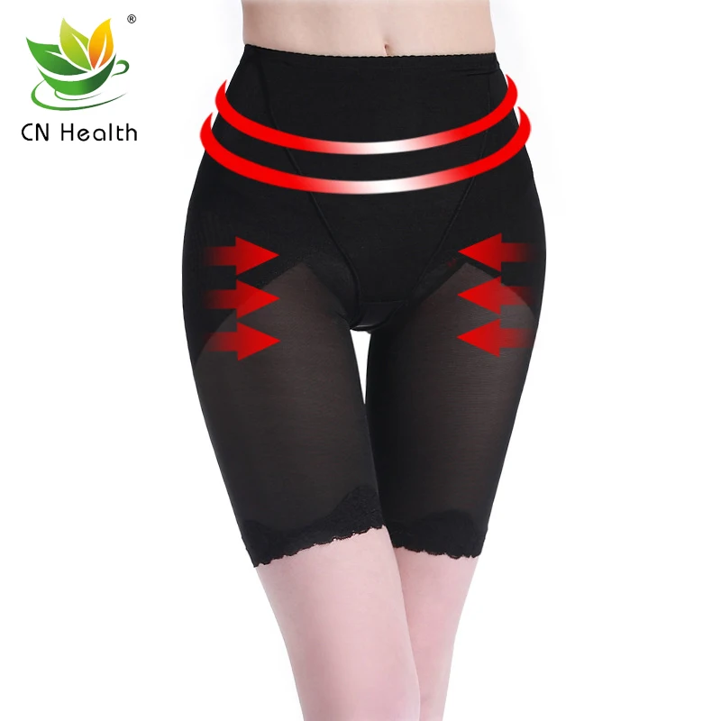 

CN Health Lace Correction Fifth Pants Spring and Summer Thin Breathable Mesh Abdominal Pants Free Shipping