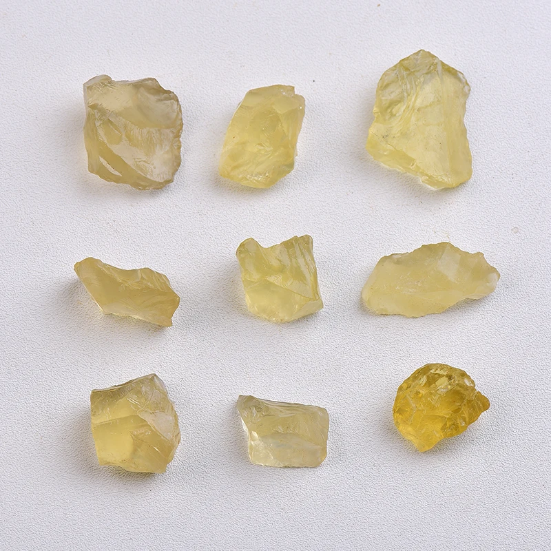 1PC Natural Crystal Citrine 10-30mm Crystal Gravel Specimen Repair Rock Mineral Healing Stone Gift Aquarium Accessory Home Decor