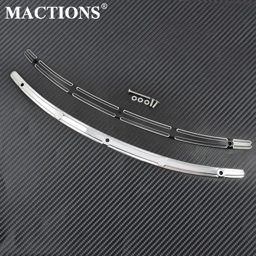 Motorcycle Windshield Trim CNC Windscreen Trim For Harley Touring Street Glide Ultra Limited Electra Glide FLHX Tri Glide 14-23