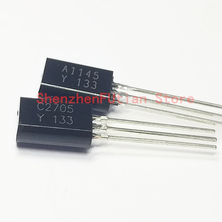 2pcs (1pcs A1145 2SA1145 + 1pcs C2705 2SC2705) TO-92